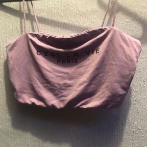Light Purple Crop top